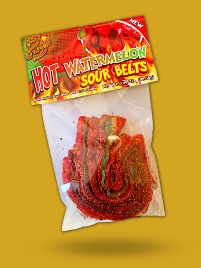Hot Watermelon Sour Belts