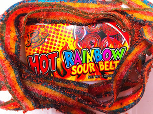 Hot Rainbow Sour Belts