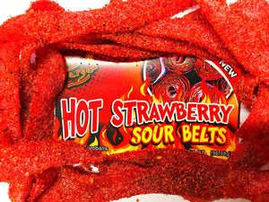 Hot Strawberry Sour Belts