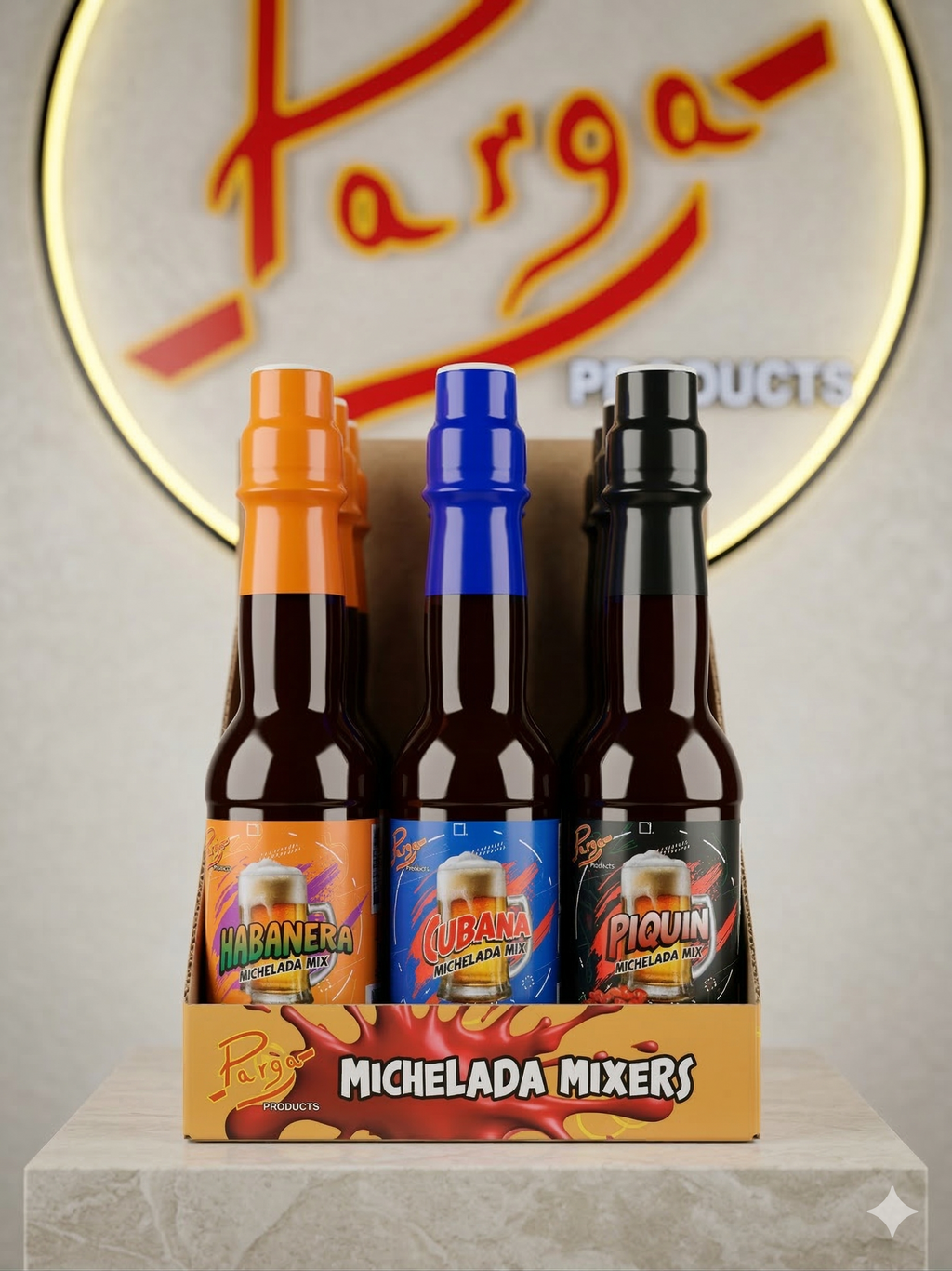 12 PACK MICHELADA MIXERS-CUBANA,PIQUIN AND HABANERA