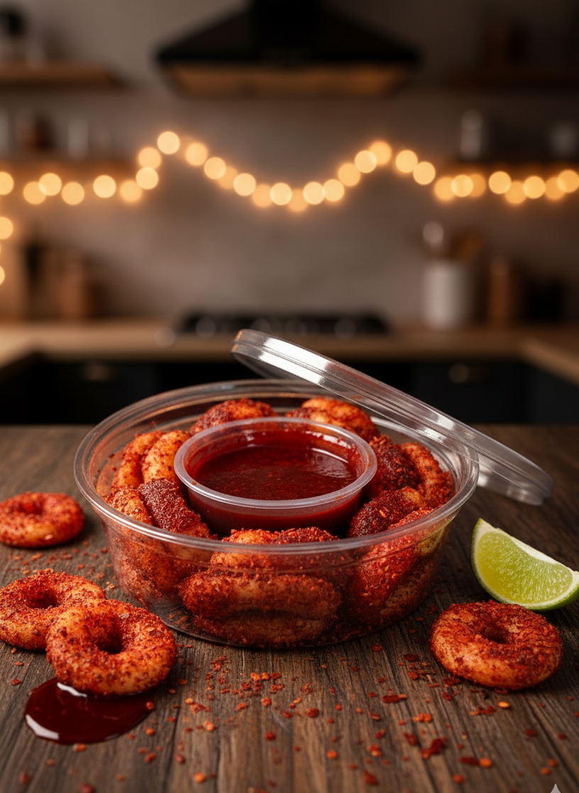 Bloody Peach Gummy Rings