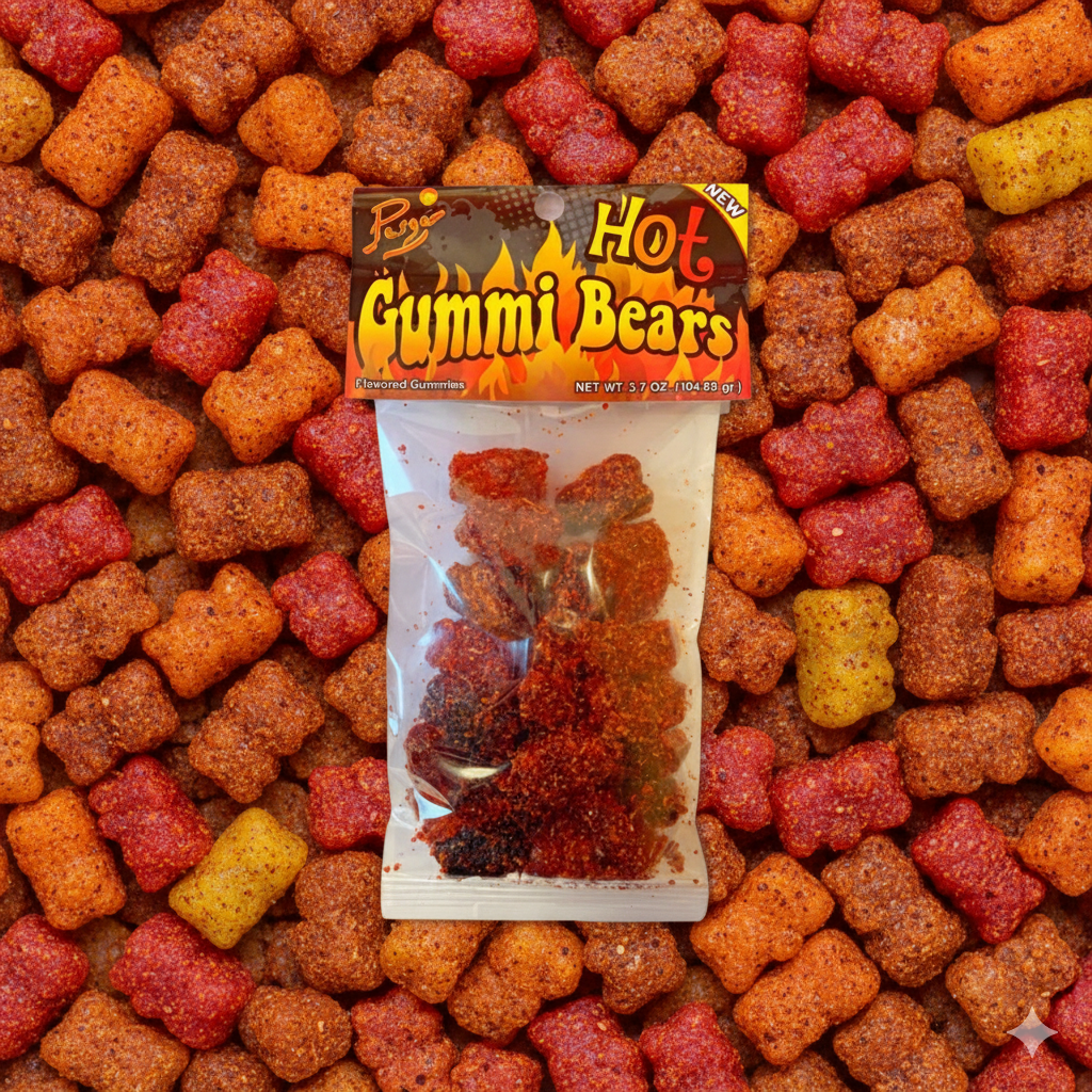 Hot Gummy Bears Pack 5 Pk