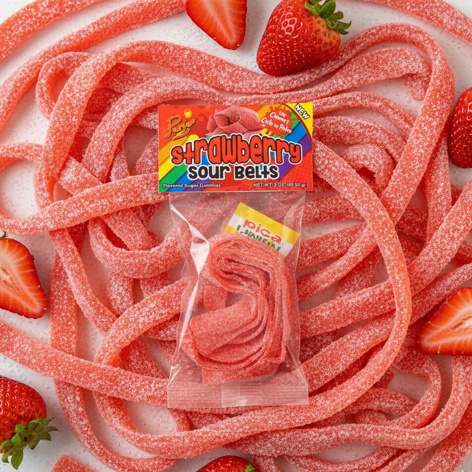 Strawberry Sour Belts Pack (5)