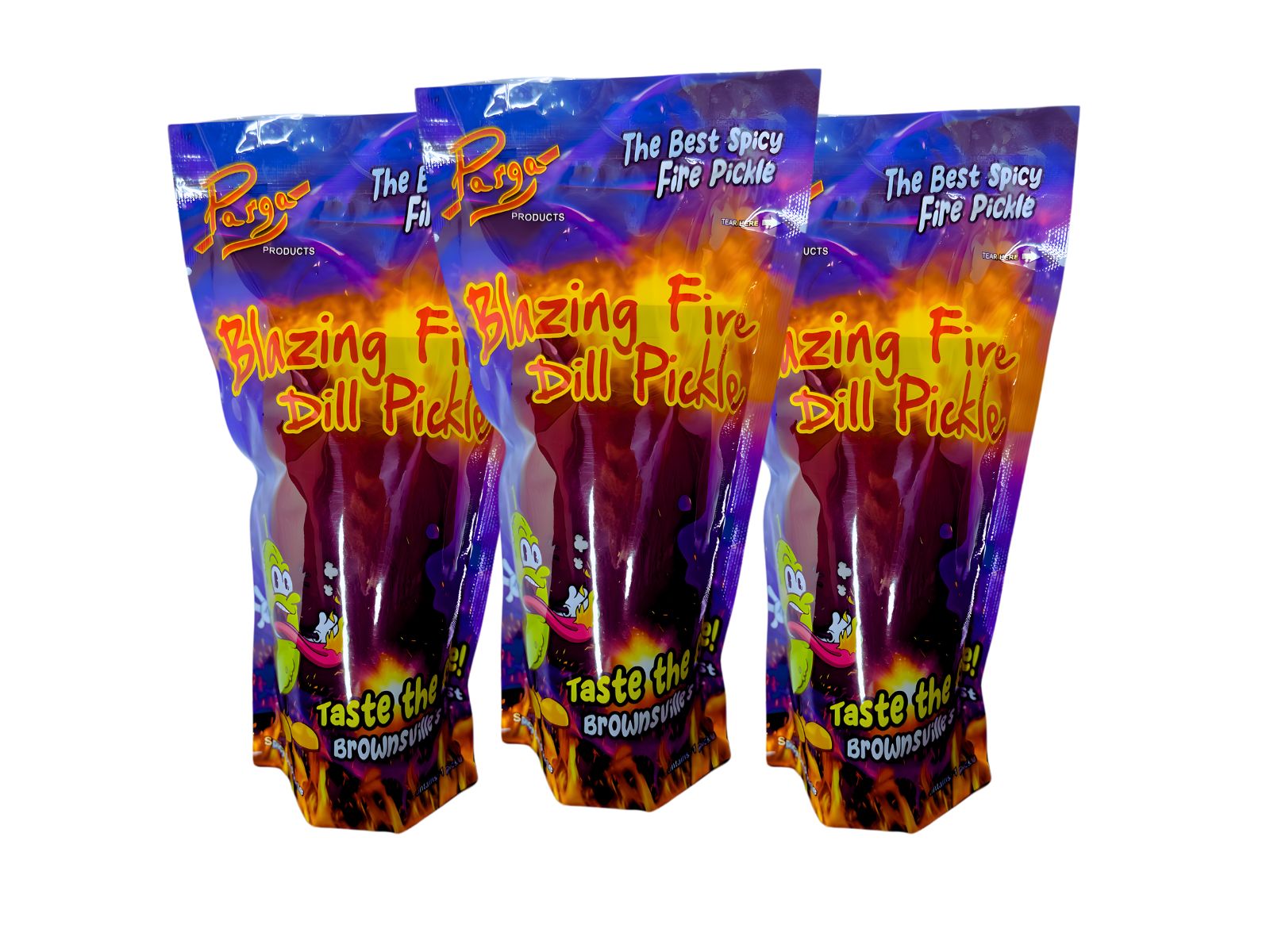 Blazing Fire Dill Pickle 3 Pk