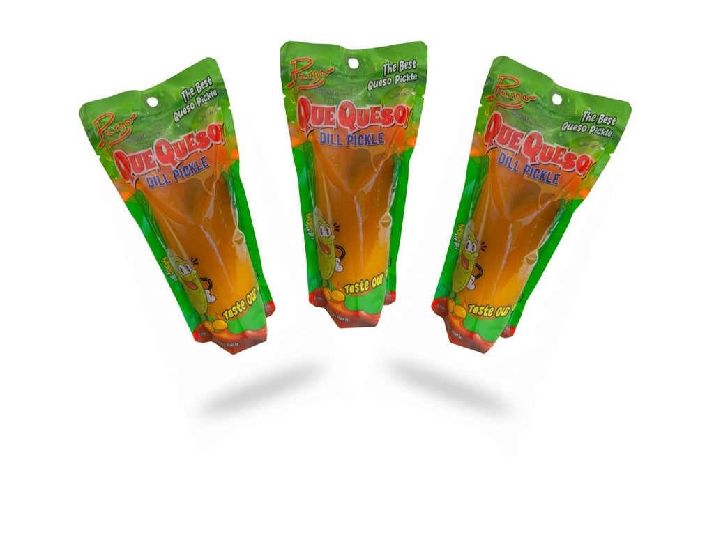 Que Queso Dill Pickle 3 Pk