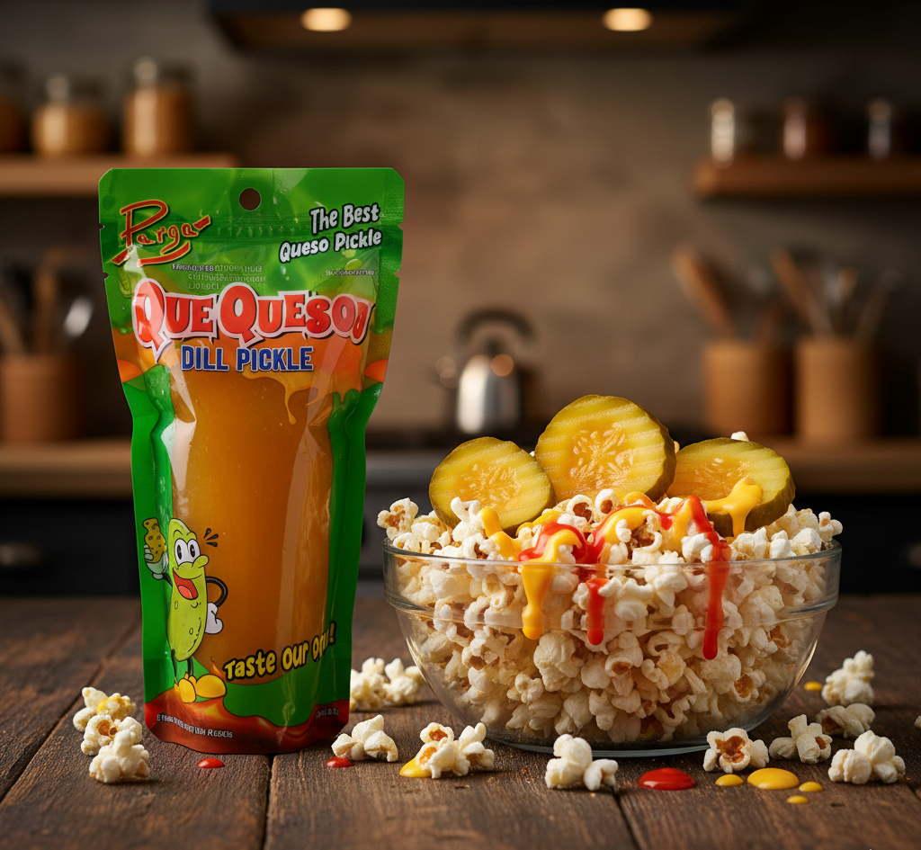 Que Queso Dill Pickle 3 Pk