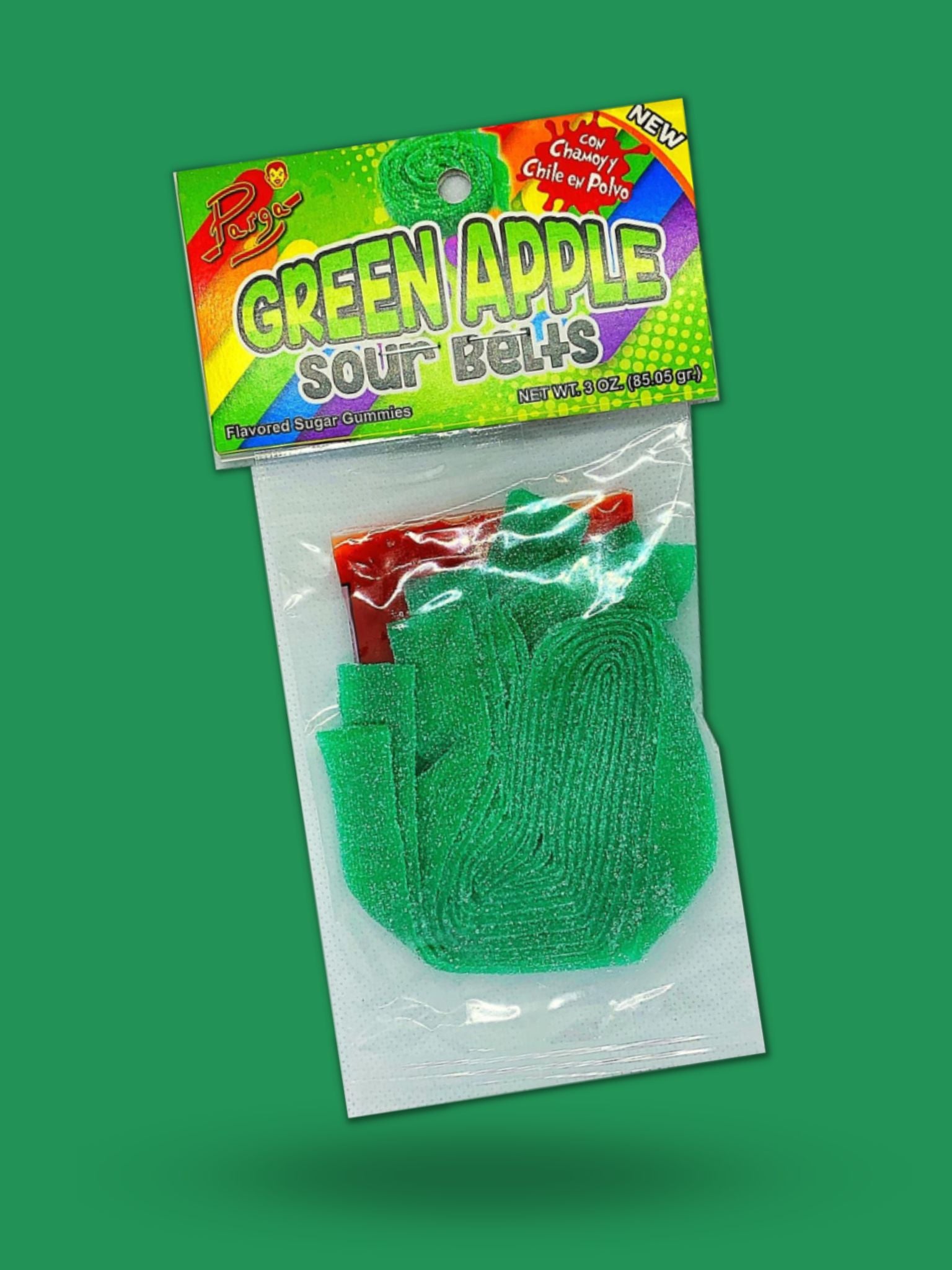 Green Apple Sour Belts Pack (5)