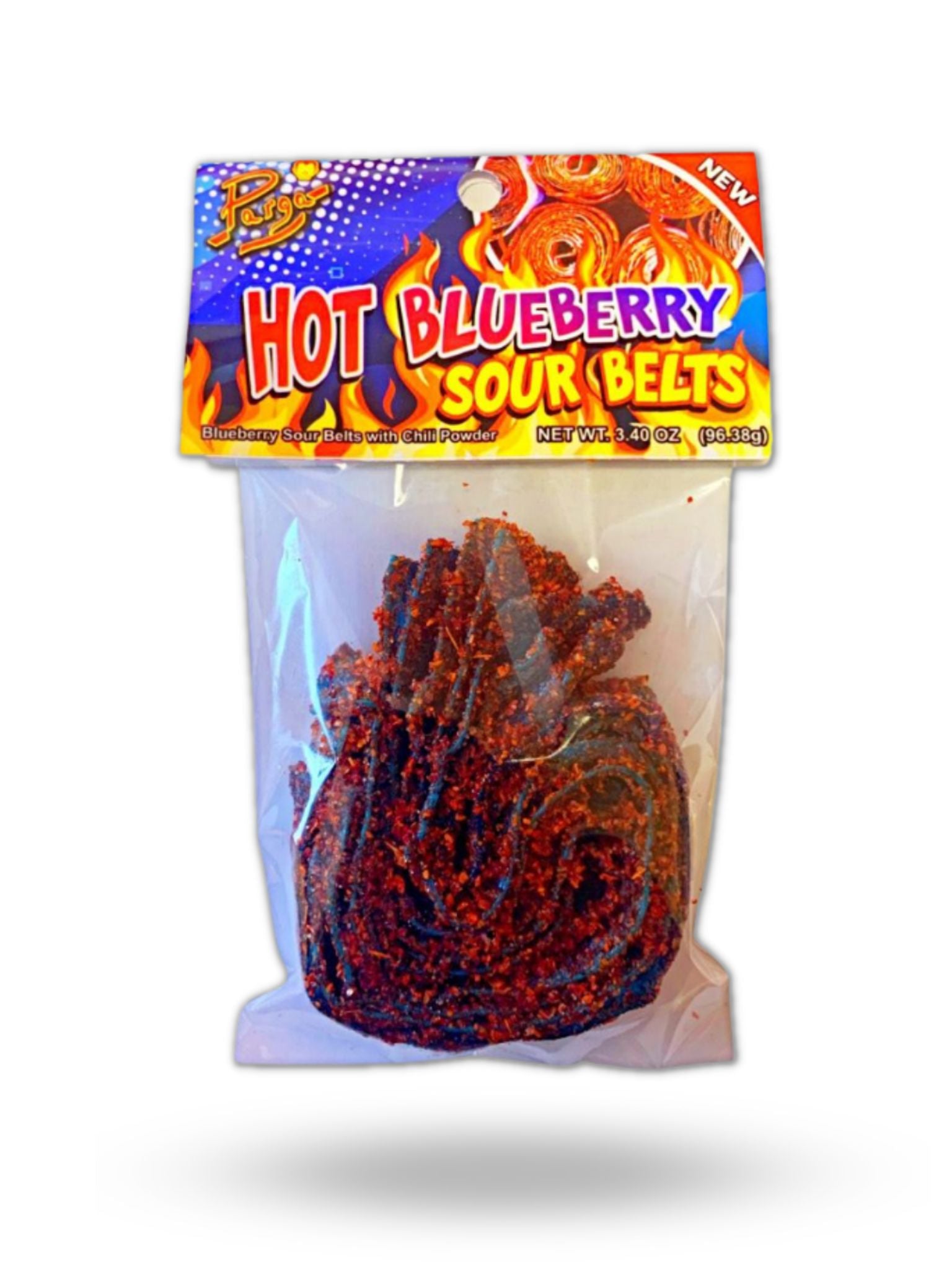 Hot Blueberry Sour Belts 5 Pk