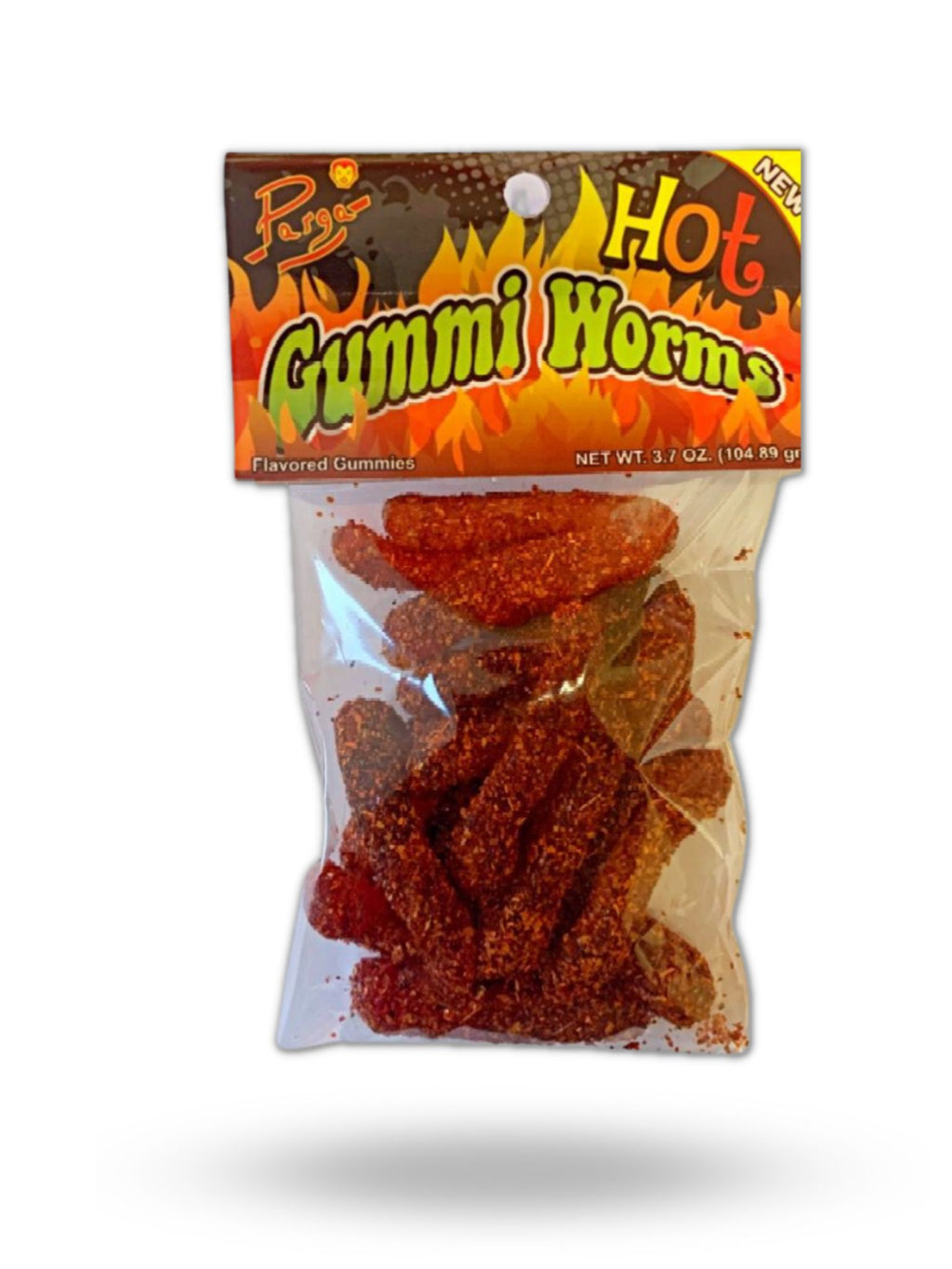 Hot Gummy Worms 5 Pk