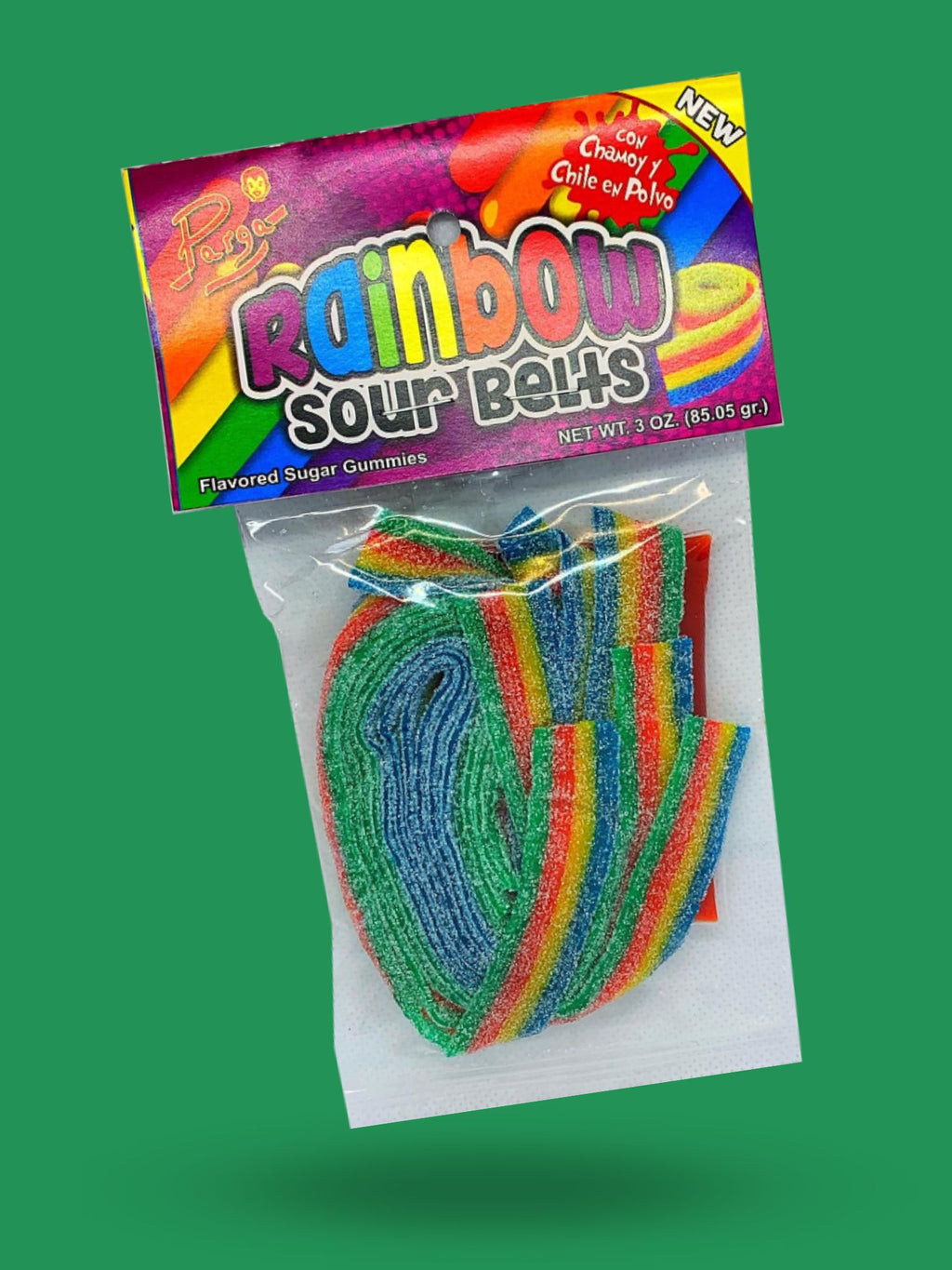 Rainbow Sour Belts Pack (5)