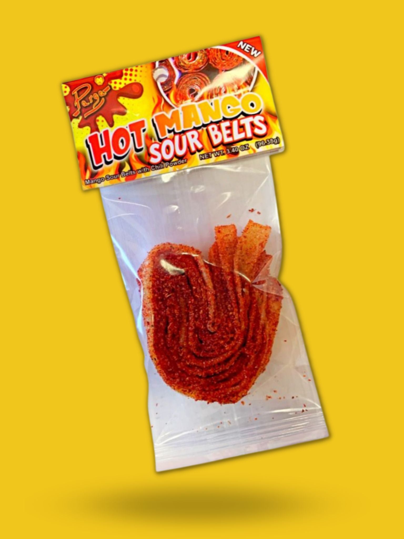 Hot Mango Sour Belts 5 Pk