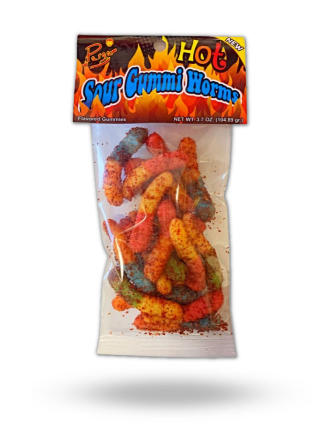 Hot Sour Gummy Worms 5 Pk