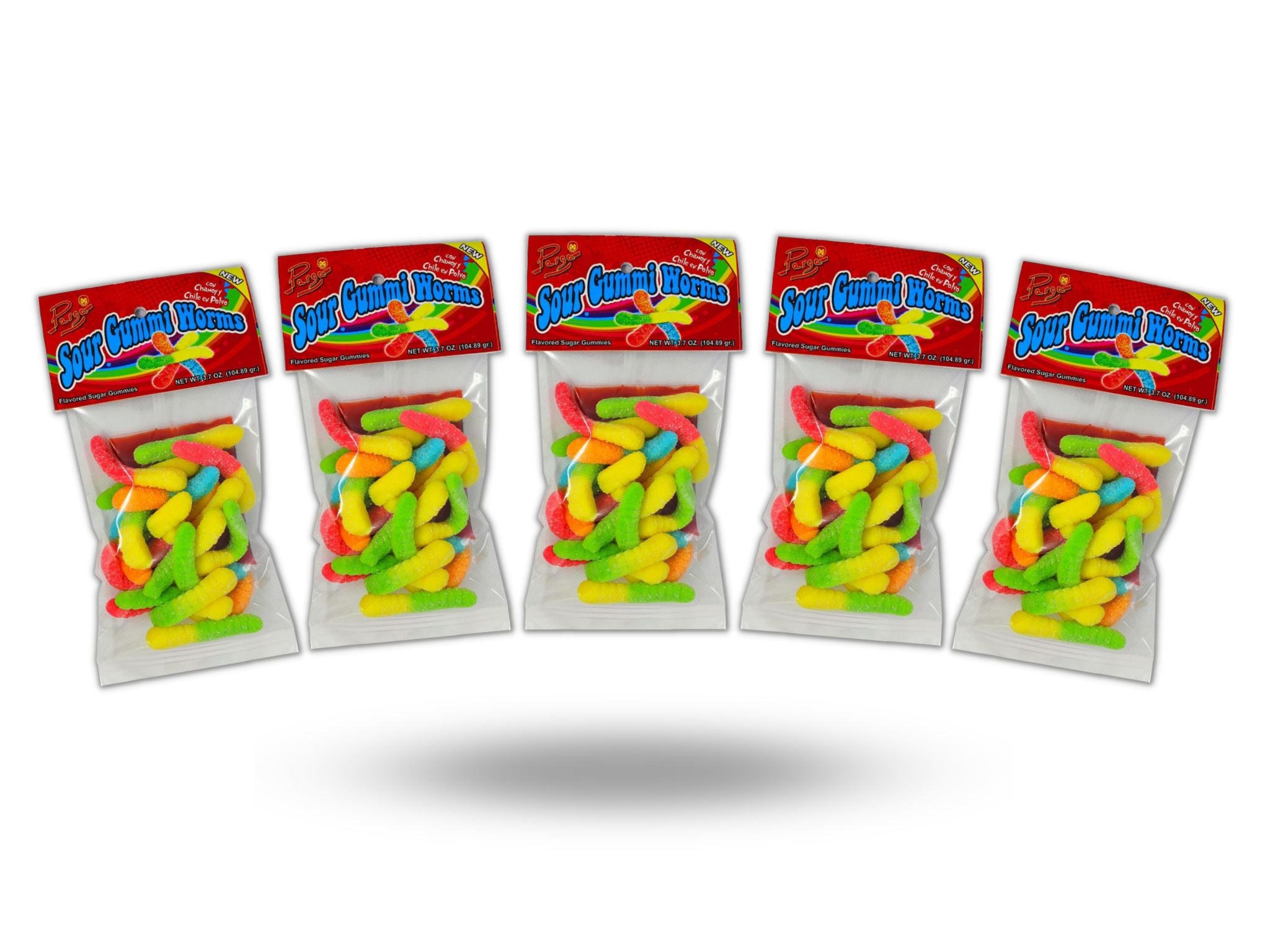 Sour Gummy Worms Pack (5)