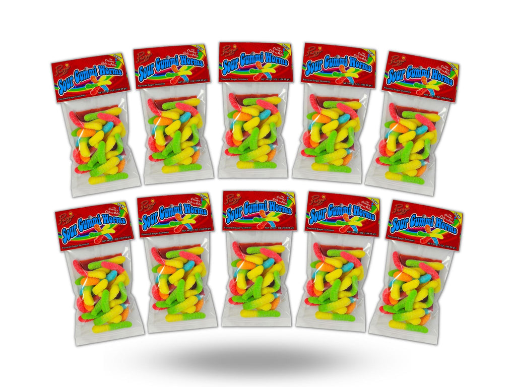 Sour Gummy Worms Pack (5)