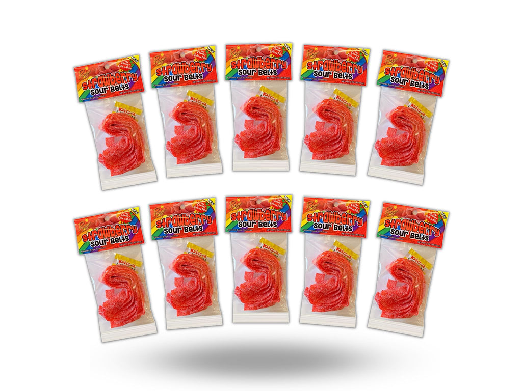 Strawberry Sour Belts Pack (5)