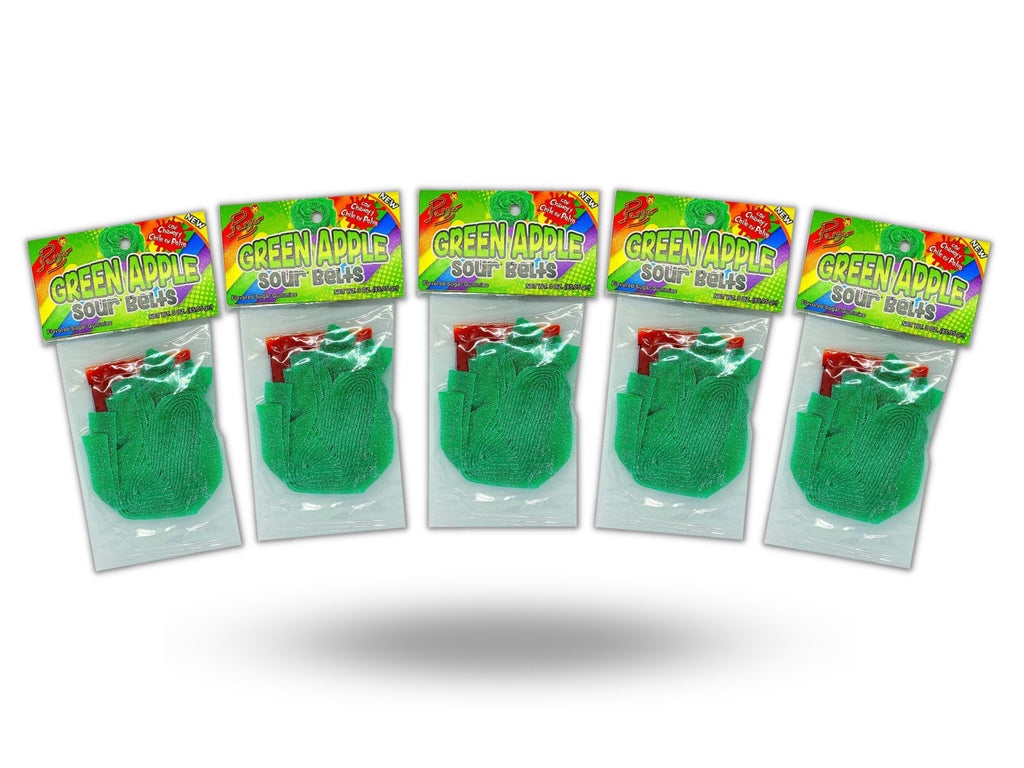 Green Apple Sour Belts Pack (5)