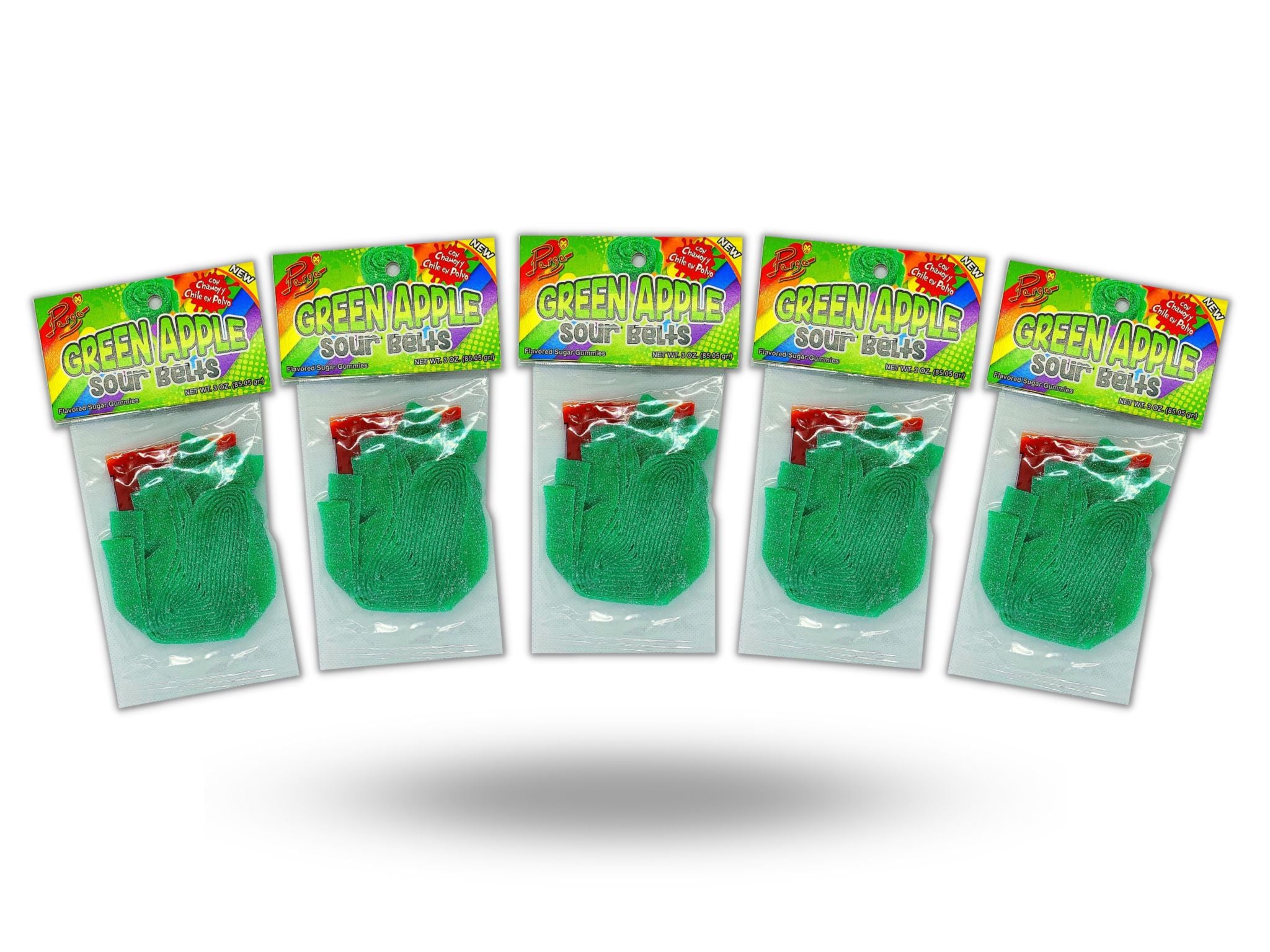 Green Apple Sour Belts Pack (5)