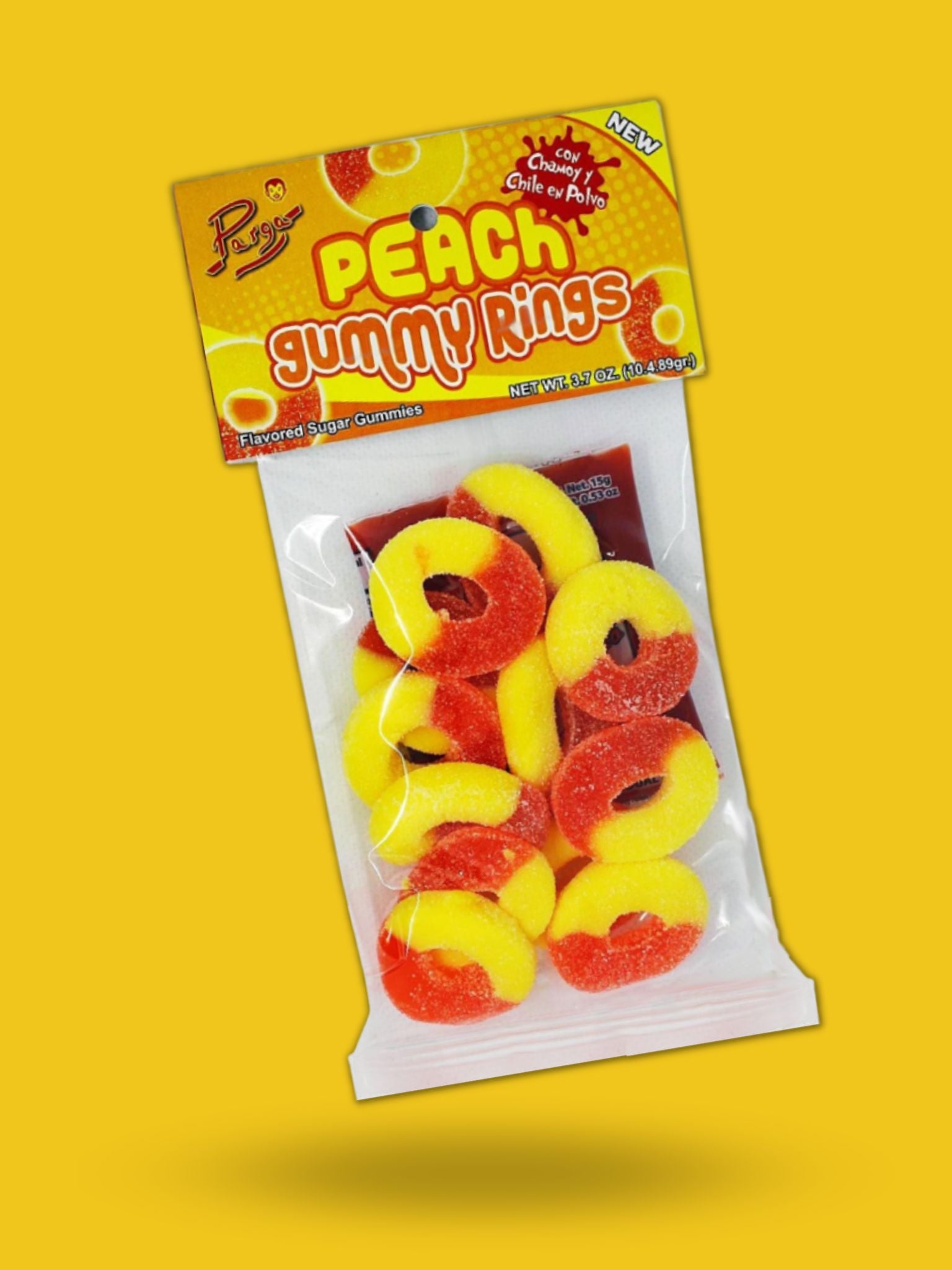 Peach Gummy Rings Pack (5)