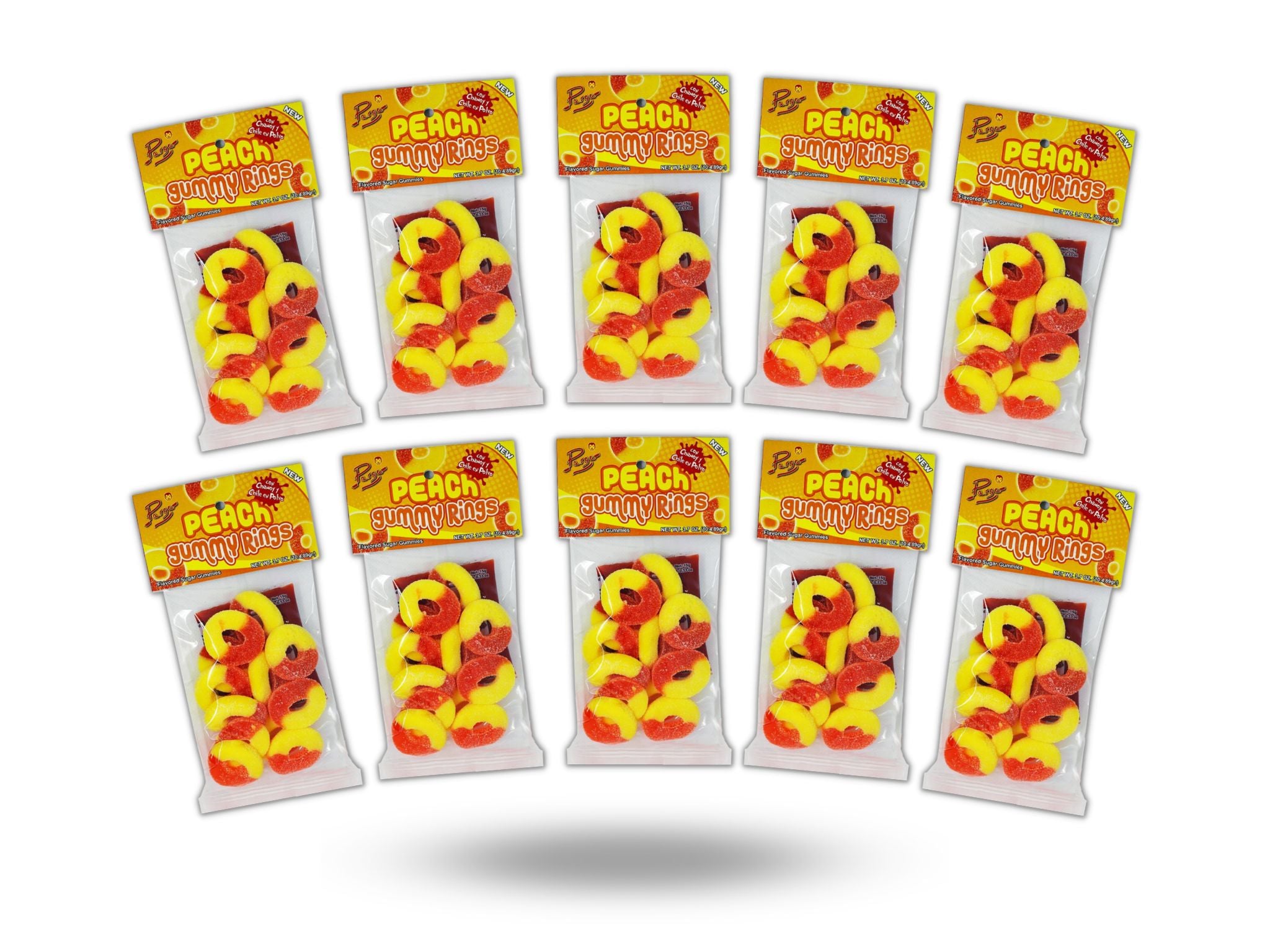 Peach Gummy Rings Pack (5)