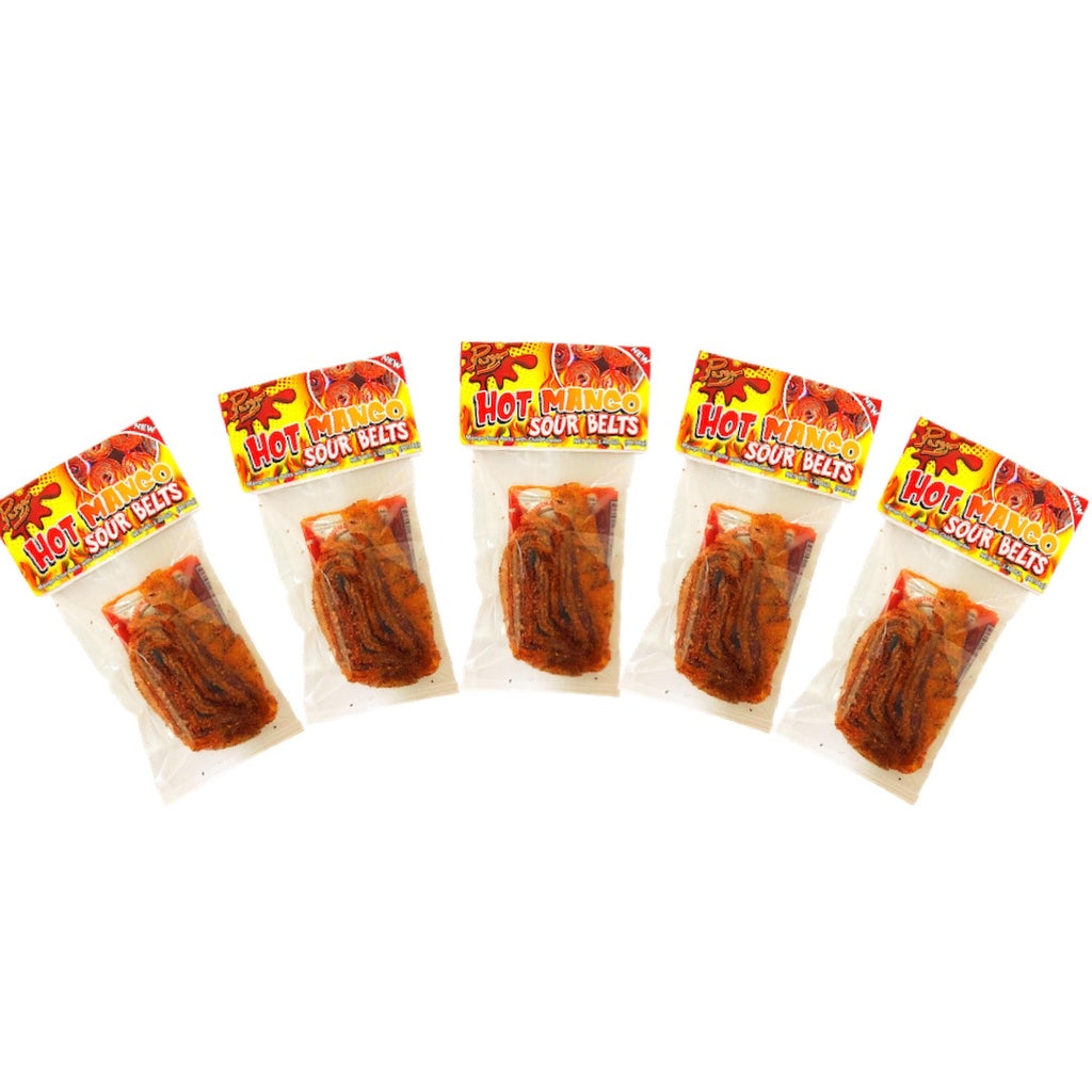 Hot Mango Sour Belts 5 Pk