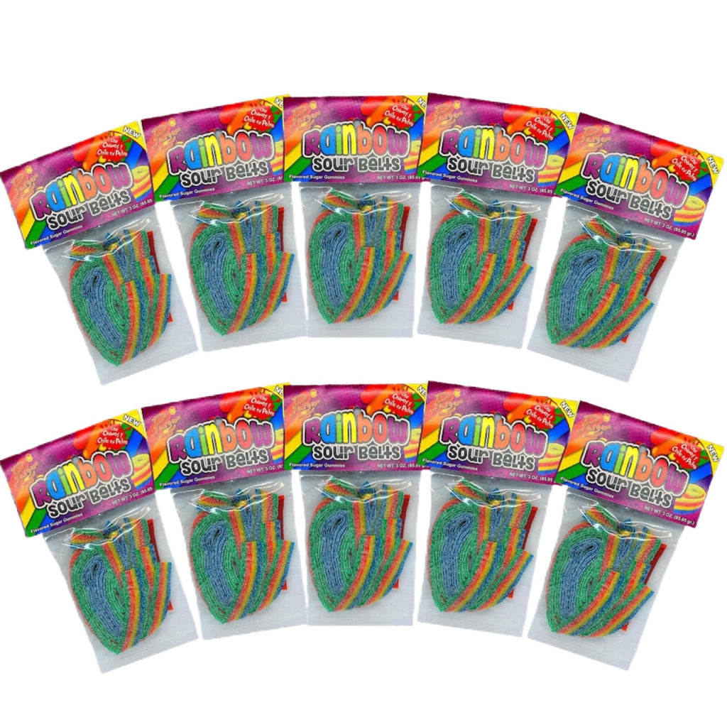 Rainbow Sour Belts Pack (5)